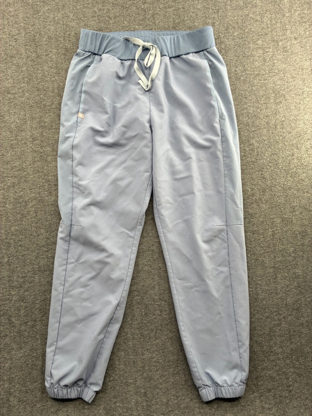 Figs Light Blue Periwinkle women’s uniform Pants with Drawstring Scrubs
